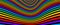 Psychedelic rainbow colored optical illusion lines vector insane art background, LSD hallucination delirium, surreal op art linear