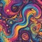 Psychedelic Reverie: Vibrant Abstraction