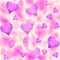 Psychedelic Seamless Hearts Tile