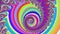 Psychedelic Spiral Holographic World - Multidimensional Space