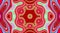 Psychedelic symmetry abstract pattern and hypnotic background, bright ornament