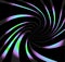 Psychedelic vortex abstract art, background design illustration
