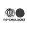 Psycho line psychology logo design