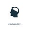 Psychology icon. Premium style design from healthcare icon collection. Pixel perfect Psychology icon for web design, apps,