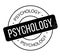Psychology rubber stamp