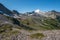 Ptarmigan Ridge trail leads up Mount Baker`s slopes, WA