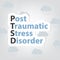 PTSD Posttraumatic Stress Disorder concept