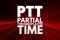 PTT - Partial Thromboplastin Time acronym, medical concept background