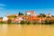 Ptuj, Slovenia. Cityscape of the old european town