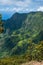 Pu`u O Kila Lookout over the Kalalau Valley in Kauai, Hawaii