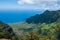 Pu`u O Kila Lookout over the Kalalau Valley in Kauai, Hawaii