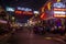 Pub street in Siem Reap at night