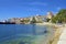 Public beach in Saranda, Albania