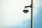 Public cctv camera for traffic and public safety recording street in the city