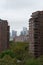 Public Housing Skyscrapers in Manhattan looking towards Downtown Brooklyn in New York City