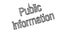 Public Information rubber stamp
