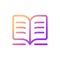Public library pixel perfect gradient linear ui icon