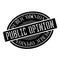 Public Opinion rubber stamp
