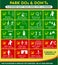 Public Park Rules Poster or public health practices for covid-19 or health and safety protocols or new normal lifestyle concept
