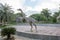 Public parks of statues and dinosaur in KHONKEAN , THAILAND