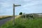 Public path signpost. South Downs, Sussex.