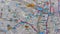 Public road map of the city of Zurich