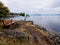 Public Ruckle Provincial Park shoreline on the Salt Spring Island