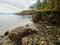 Public Ruckle Provincial Park shoreline on the Salt Spring Island