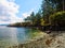 Public Ruckle Provincial Park shoreline on the Salt Spring Island