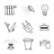 Public service and utilities icons