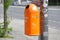 Public street rubbish bin Berlin Germany