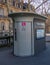 Public toilet facilities in Paris, France