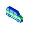 Public Transport Automobile isometric icon vector illustration