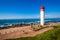 Public Walkway Lighthouse Beach Ocean