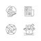 Publication pixel perfect linear icons set