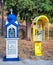 Publich Phone and Shrine for Pray in Nafplio Greece