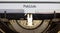 Publish symbol. The word `publish` typed on retro typewriter. Business, publish concept. Beautiful background