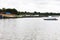 pucallpa peru, public and tourist boat in lake yarinacocha ucayali peru