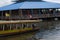 pucallpa peru, yarinococha lagoon tourist place with boats