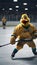 Puck and Quack: Ducks Elevate Ice Hockey Excitement with Playful Prowess