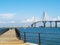 Puente de la Constitucion, called La Pepa, in the bay of Cadiz, Andalusia. Spain.