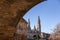 Puente de Piedra in Spanish over the River Ebro in Zaragoza, Aragon, Spain