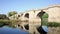 Puente Fitero bridge over Pisuerga river, Itero de la Vega, province of Palencia, Spain
