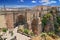 The Puente Nuevo spanning the El Tago Gorge above the River Guadalevin, Ronda, Andalucia, Spain