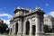 Puerta de Acala, the old buildings in Madrid, Spain