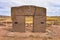 The Puerta de Sol Gateway of the Sun of the Kalasasaya, at the Tiwanaku archeological site, near La Paz, Bolivia