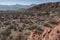 Puerta del Diablo, aka Devils Gate, red rock formation in dry Red Canyon Quebrada de Palmira near Tupiza, Bolivian Andes- Bolivia