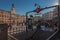 Puerta del Sol in the centre of Madrid. Famous for the annual countdown on new years eve with the Spanish tradition of the 12 grap