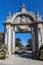 Puerta Felipe IV and Plaza Parterre in The Retiro Park in City of Madrid