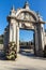 Puerta Felipe IV and Plaza Parterre in The Retiro Park in City of Madrid, Spain